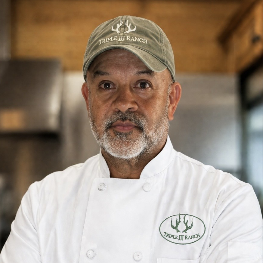 CV-LEGACY Fernando Moreno Portrait of Fernando Moreno of MetroNational, wearing a chef’s coat